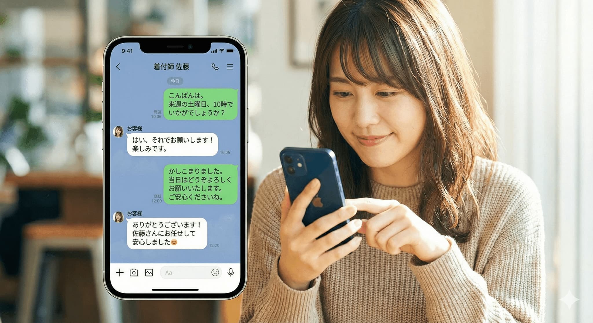 ご本人・ご家族・施設と丁寧に打ち合わせします